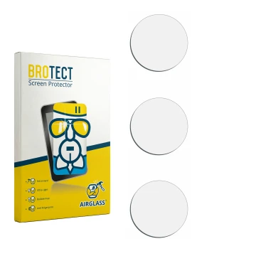 Front side of a product packaging with the brand logo BROTECT. Next to it is the corresponding screen protector.