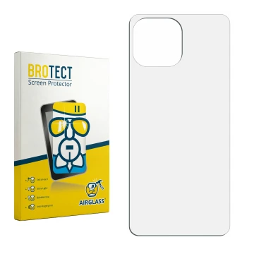 Front side of a product packaging with the brand logo BROTECT. Next to it is the corresponding screen protector.