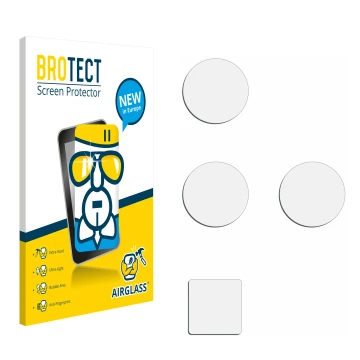 Front side of a product packaging with the brand logo BROTECT. Next to it is the corresponding screen protector.