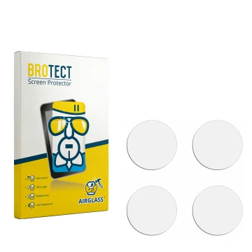 Front side of a product packaging with the brand logo BROTECT. Next to it is the corresponding screen protector.