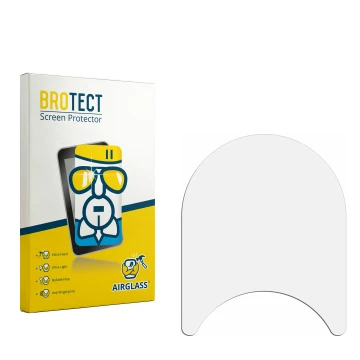 Front side of a product packaging with the brand logo BROTECT. Next to it is the corresponding screen protector.