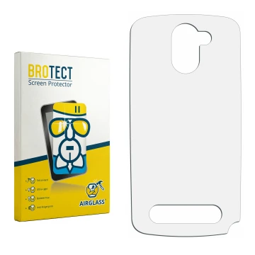 Front side of a product packaging with the brand logo BROTECT. Next to it is the corresponding screen protector.
