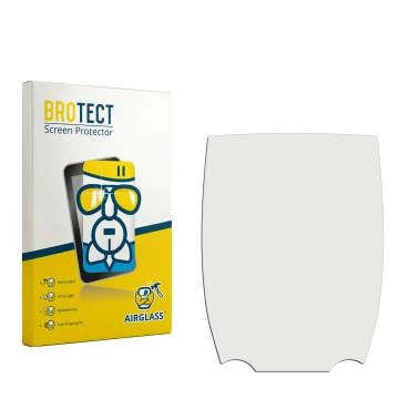 Front side of a product packaging with the brand logo BROTECT. Next to it is the corresponding screen protector.