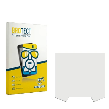 Front side of a product packaging with the brand logo BROTECT. Next to it is the corresponding screen protector.