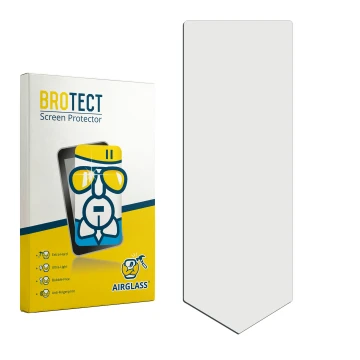 Front side of a product packaging with the brand logo BROTECT. Next to it is the corresponding screen protector.