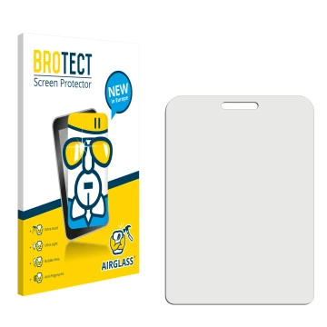 Front side of a product packaging with the brand logo BROTECT. Next to it is the corresponding screen protector.