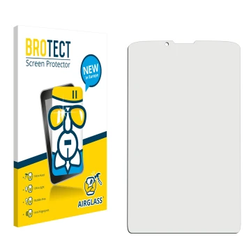 Front side of a product packaging with the brand logo BROTECT. Next to it is the corresponding screen protector.