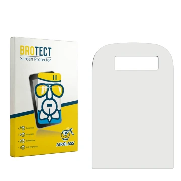Front side of a product packaging with the brand logo BROTECT. Next to it is the corresponding screen protector.