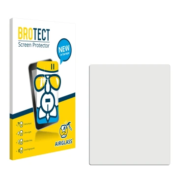 Front side of a product packaging with the brand logo BROTECT. Next to it is the corresponding screen protector.