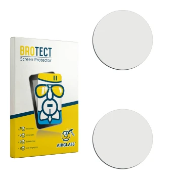 Front side of a product packaging with the brand logo BROTECT. Next to it is the corresponding screen protector.