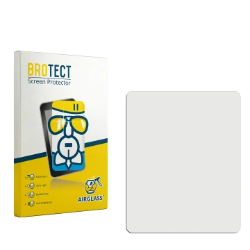 Front side of a product packaging with the brand logo BROTECT. Next to it is the corresponding screen protector.