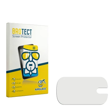 Front side of a product packaging with the brand logo BROTECT. Next to it is the corresponding screen protector.