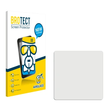 Front side of a product packaging with the brand logo BROTECT. Next to it is the corresponding screen protector.