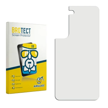 Front side of a product packaging with the brand logo BROTECT. Next to it is the corresponding screen protector.