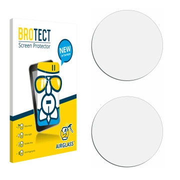 Front side of a product packaging with the brand logo BROTECT. Next to it is the corresponding screen protector.