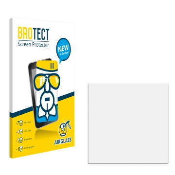 Front side of a product packaging with the brand logo BROTECT. Next to it is the corresponding screen protector.