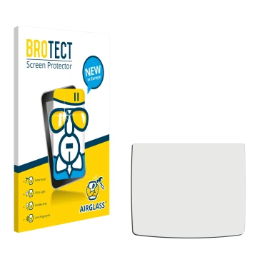 Front side of a product packaging with the brand logo BROTECT. Next to it is the corresponding screen protector.