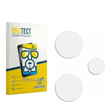 Front side of a product packaging with the brand logo BROTECT. Next to it is the corresponding screen protector.