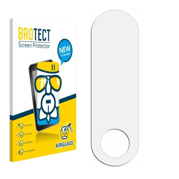 Front side of a product packaging with the brand logo BROTECT. Next to it is the corresponding screen protector.