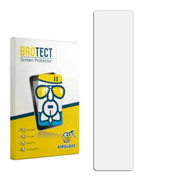 Front side of a product packaging with the brand logo BROTECT. Next to it is the corresponding screen protector.