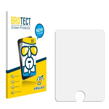 Front side of a product packaging with the brand logo BROTECT. Next to it is the corresponding screen protector.