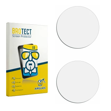 Front side of a product packaging with the brand logo BROTECT. Next to it is the corresponding screen protector.
