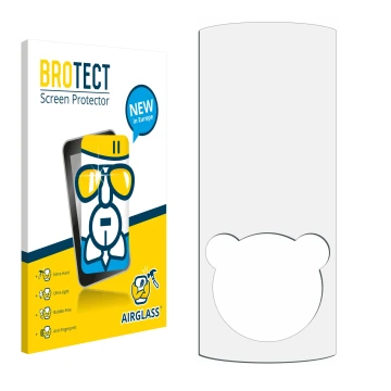 Front side of a product packaging with the brand logo BROTECT. Next to it is the corresponding screen protector.