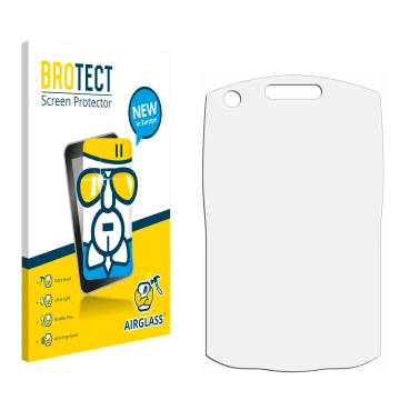Front side of a product packaging with the brand logo BROTECT. Next to it is the corresponding screen protector.