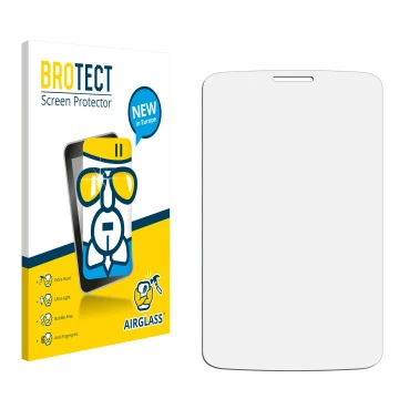 Front side of a product packaging with the brand logo BROTECT. Next to it is the corresponding screen protector.