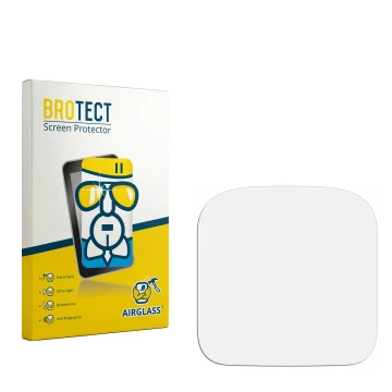 Front side of a product packaging with the brand logo BROTECT. Next to it is the corresponding screen protector.