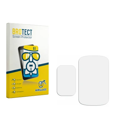 Front side of a product packaging with the brand logo BROTECT. Next to it is the corresponding screen protector.