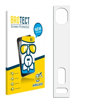 Front side of a product packaging with the brand logo BROTECT. Next to it is the corresponding screen protector.