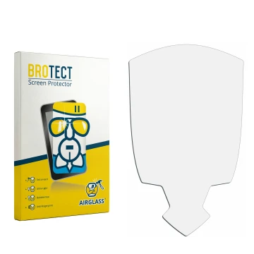 Front side of a product packaging with the brand logo BROTECT. Next to it is the corresponding screen protector.