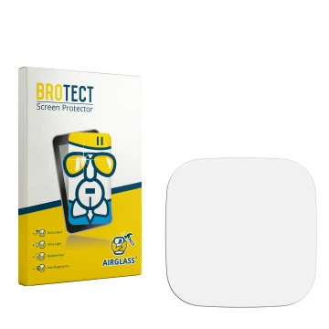 Front side of a product packaging with the brand logo BROTECT. Next to it is the corresponding screen protector.