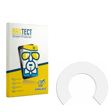 Front side of a product packaging with the brand logo BROTECT. Next to it is the corresponding screen protector.