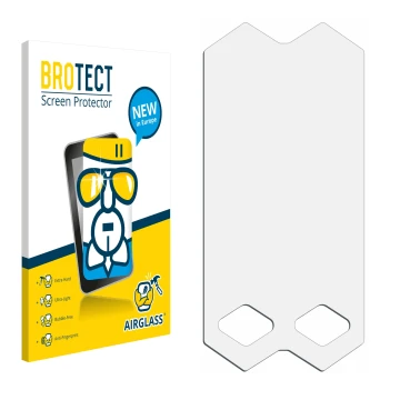 Front side of a product packaging with the brand logo BROTECT. Next to it is the corresponding screen protector.