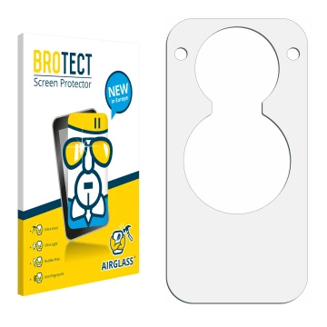 Front side of a product packaging with the brand logo BROTECT. Next to it is the corresponding screen protector.