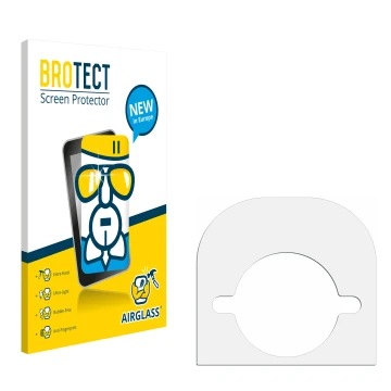 Front side of a product packaging with the brand logo BROTECT. Next to it is the corresponding screen protector.