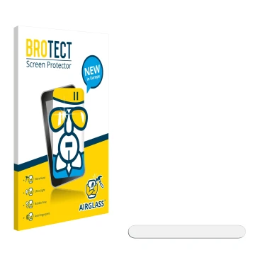 Front side of a product packaging with the brand logo BROTECT. Next to it is the corresponding screen protector.