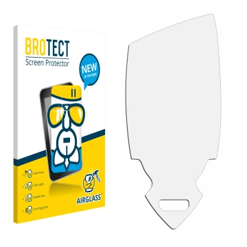 Front side of a product packaging with the brand logo BROTECT. Next to it is the corresponding screen protector.