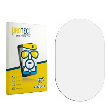 Front side of a product packaging with the brand logo BROTECT. Next to it is the corresponding screen protector.