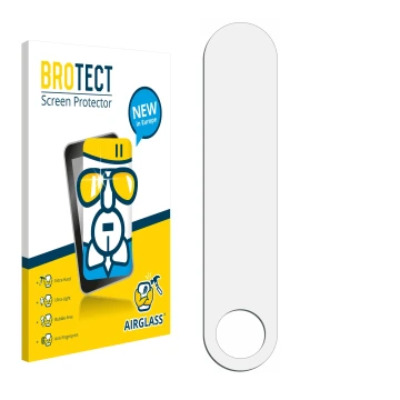 Front side of a product packaging with the brand logo BROTECT. Next to it is the corresponding screen protector.