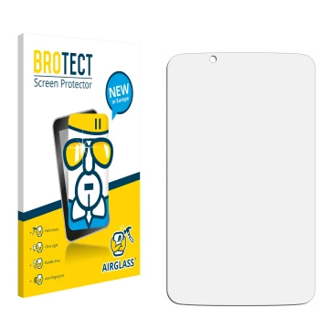 Front side of a product packaging with the brand logo BROTECT. Next to it is the corresponding screen protector.
