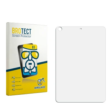 Front side of a product packaging with the brand logo BROTECT. Next to it is the corresponding screen protector.