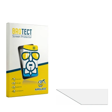 Front side of a product packaging with the brand logo BROTECT. Next to it is the corresponding screen protector.