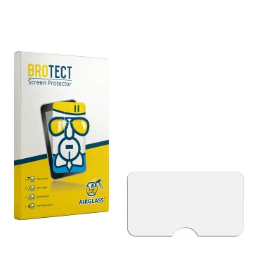 Front side of a product packaging with the brand logo BROTECT. Next to it is the corresponding screen protector.