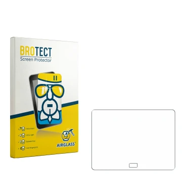 Front side of a product packaging with the brand logo BROTECT. Next to it is the corresponding screen protector.