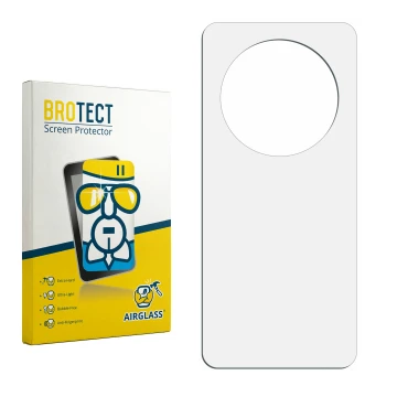 Front side of a product packaging with the brand logo BROTECT. Next to it is the corresponding screen protector.