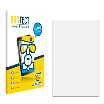 Front side of a product packaging with the brand logo BROTECT. Next to it is the corresponding screen protector.