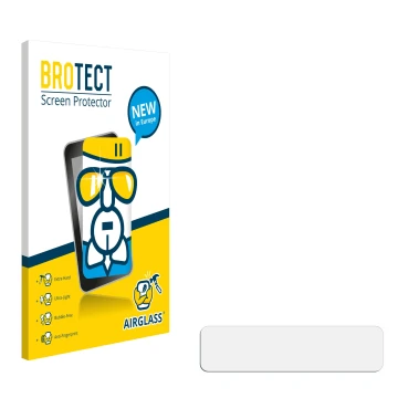Front side of a product packaging with the brand logo BROTECT. Next to it is the corresponding screen protector.
